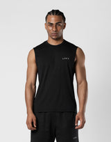 Reflector LÝFT Logo Slim Tanktop - Black