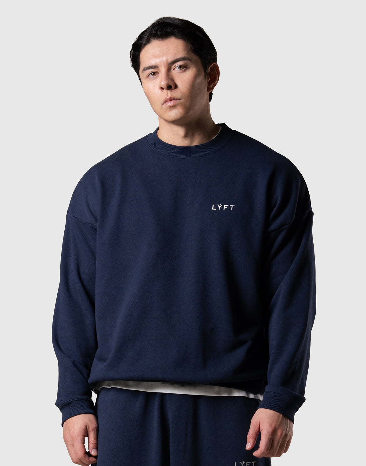 One Point LÝFT Logo Crewneck Sweat - Navy