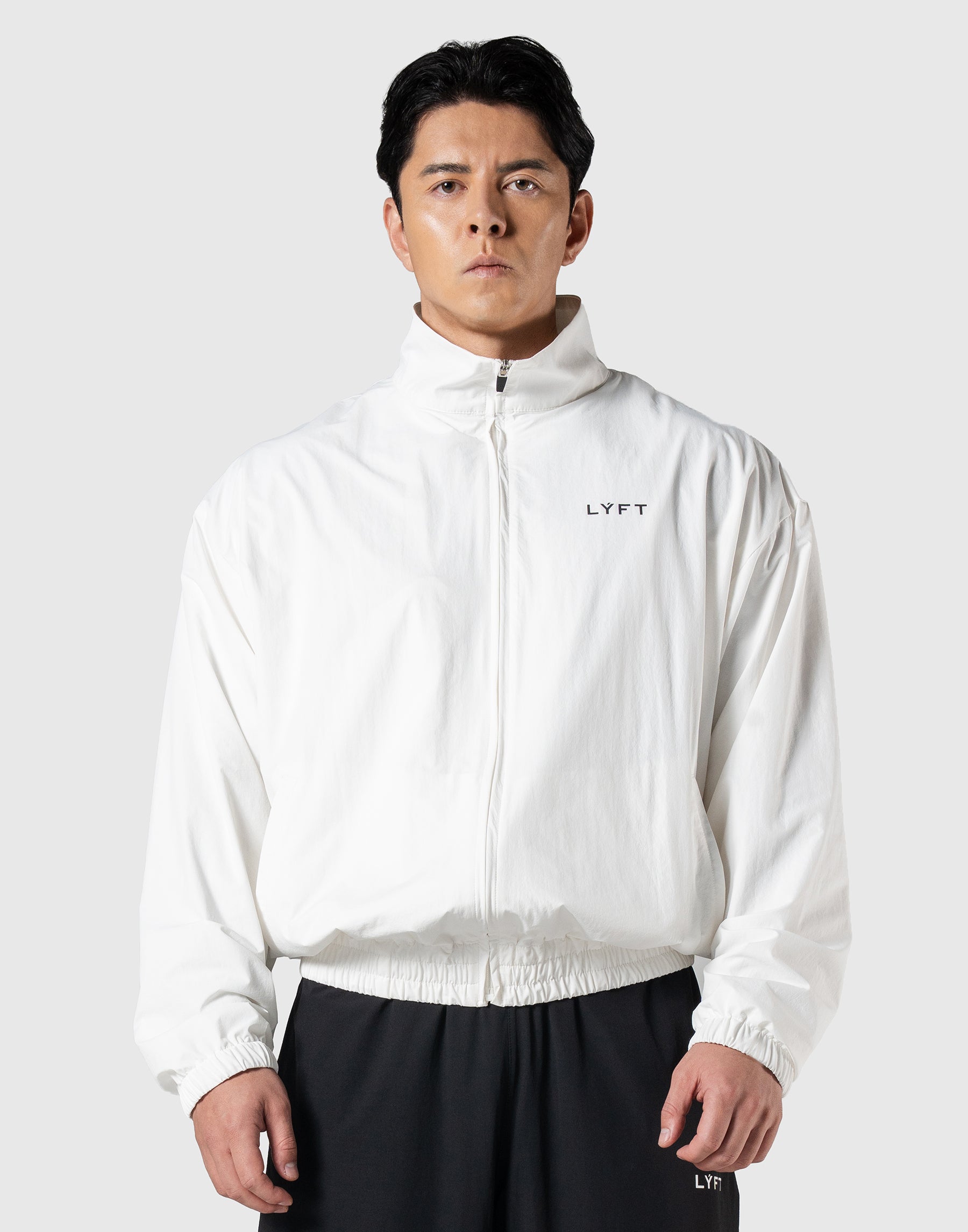 TEAM LÝFT Logo Nylon Jacket - White