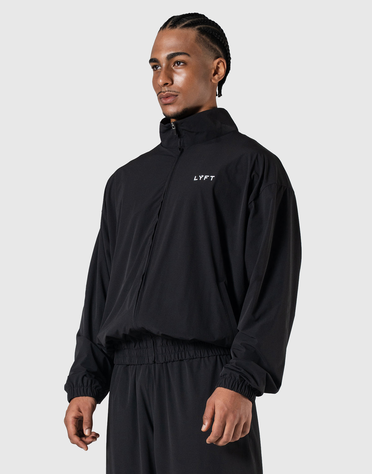 TEAM LÝFT Logo Nylon Jacket - Black