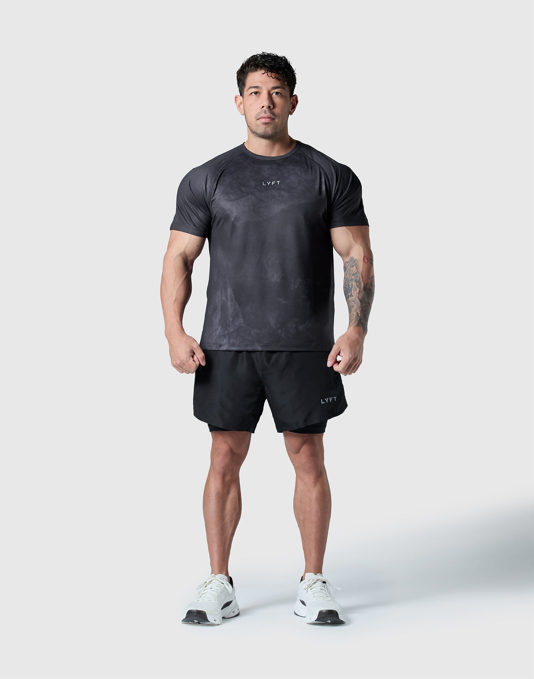 Original Pattern All Print Standard T-Shirt - Black – LÝFT