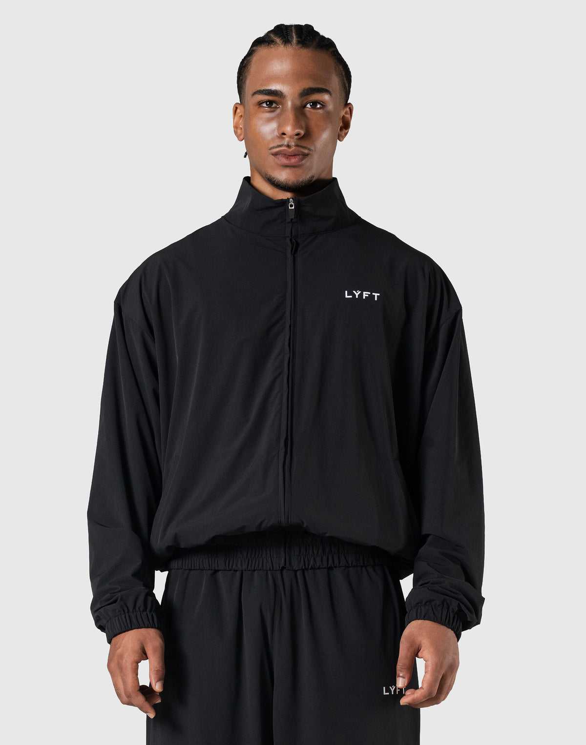 TEAM LÝFT Logo Nylon Jacket - Black