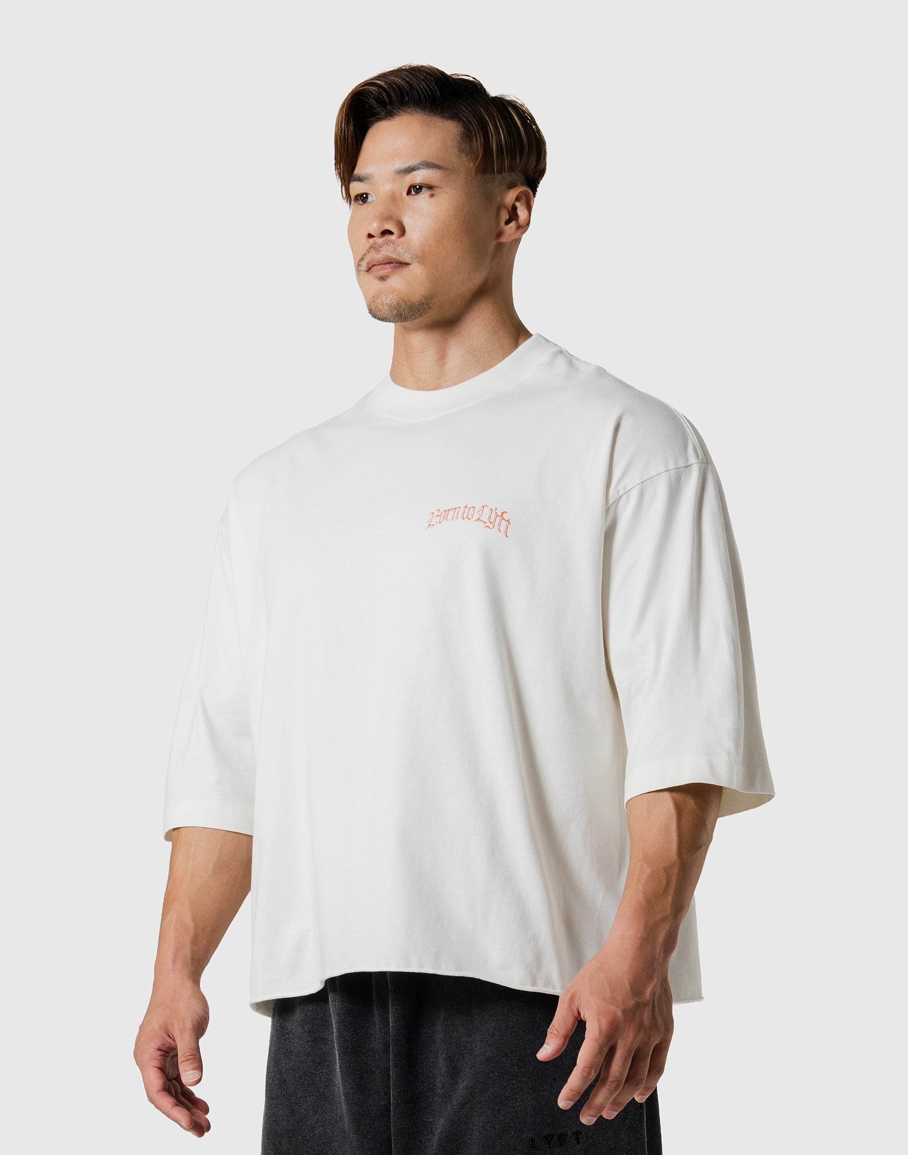 Plate Fire Graphic Vintage Big T-Shirt - Ivory – LÝFT