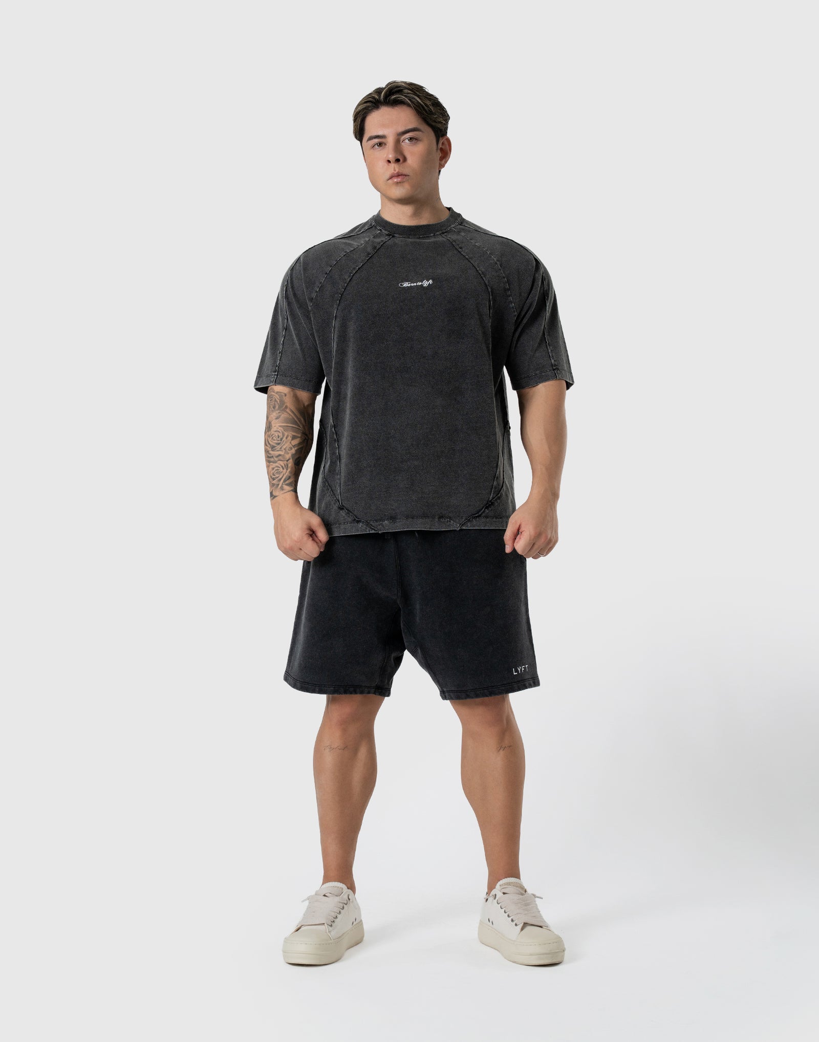 Original Pattern Vintage Big T-Shirt - Black – LÝFT
