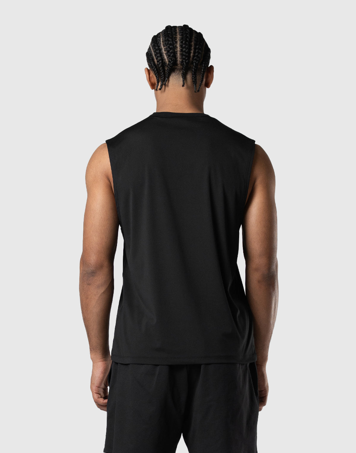 Reflector LÝFT Logo Slim Tanktop - Black