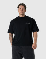 Pegasus Graphic Big T-Shirt - Black