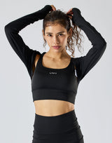 Soft Compression Shrug - Black