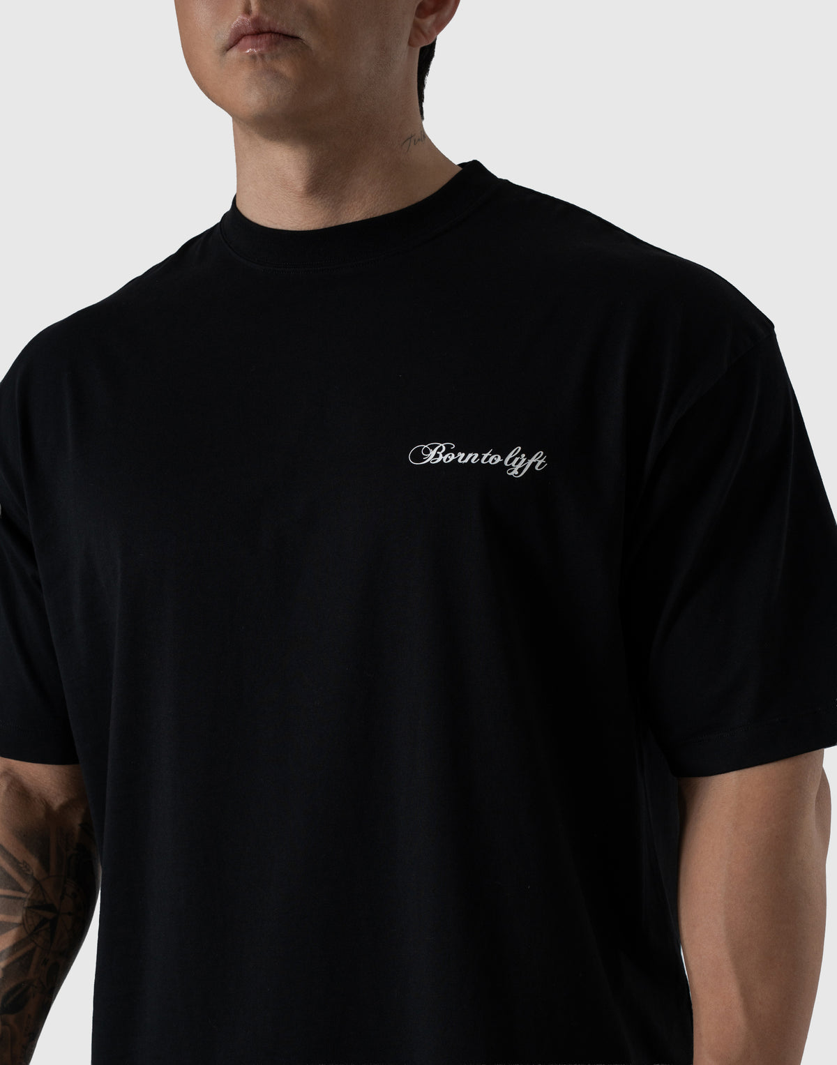 Pegasus Graphic Big T-Shirt - Black