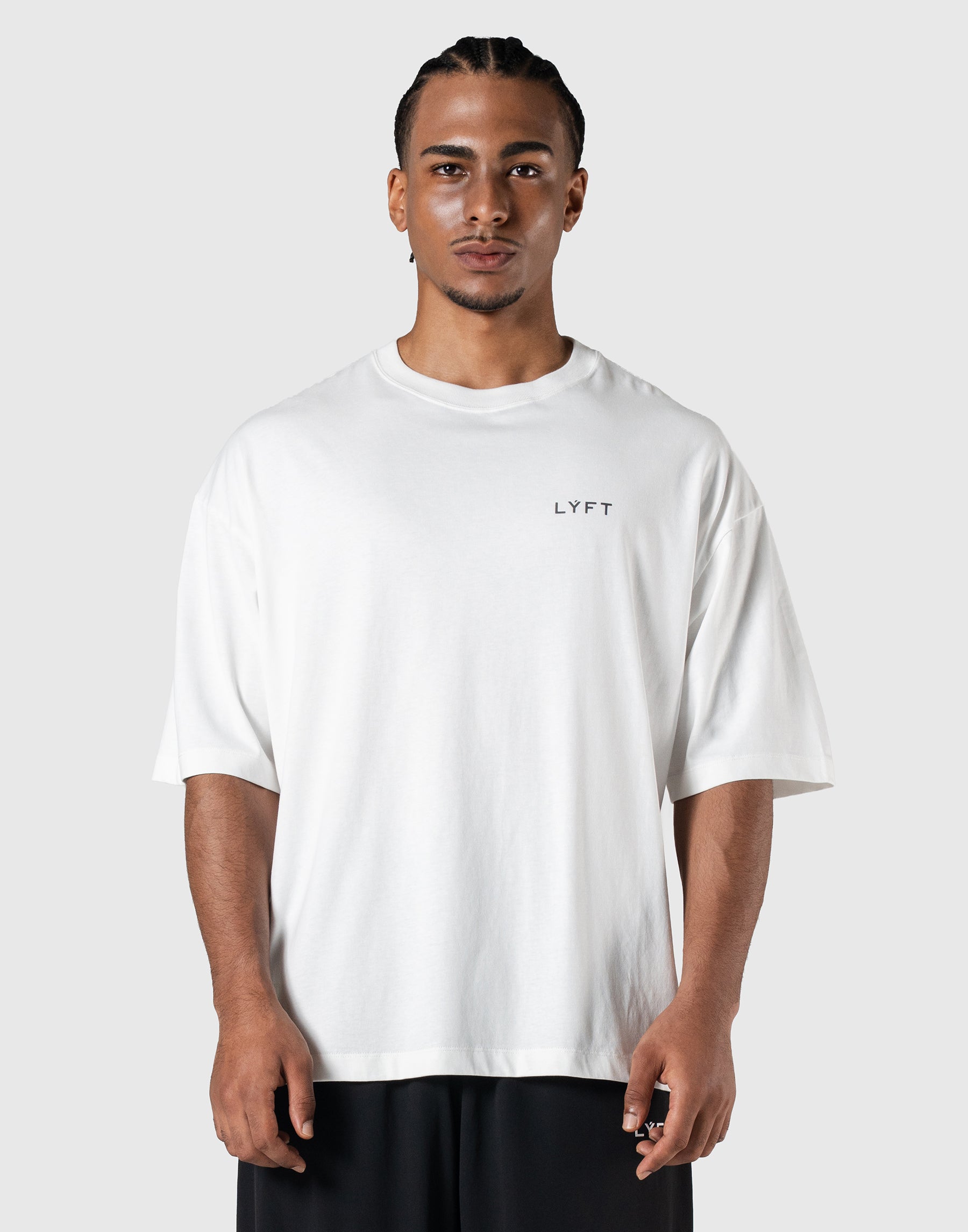 TEAM LÝFT Logo Big T-Shirt - White