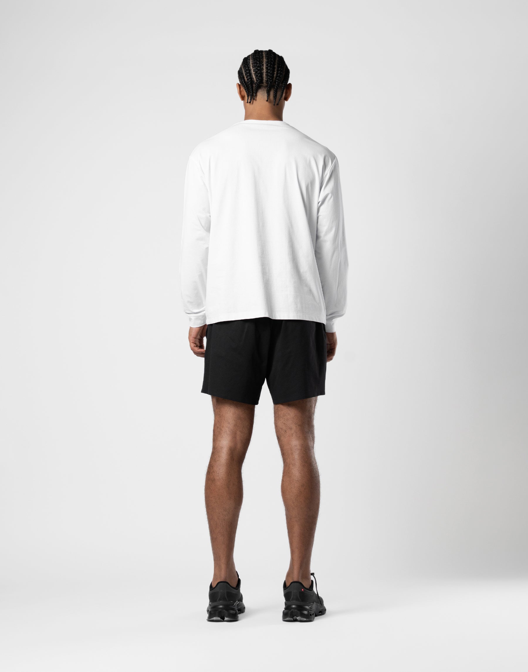 Reflector LÝFT Logo Mesh Long T-Shirt - White