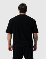 Cursive LÝFT Logo Pile Big T-Shirt - Black