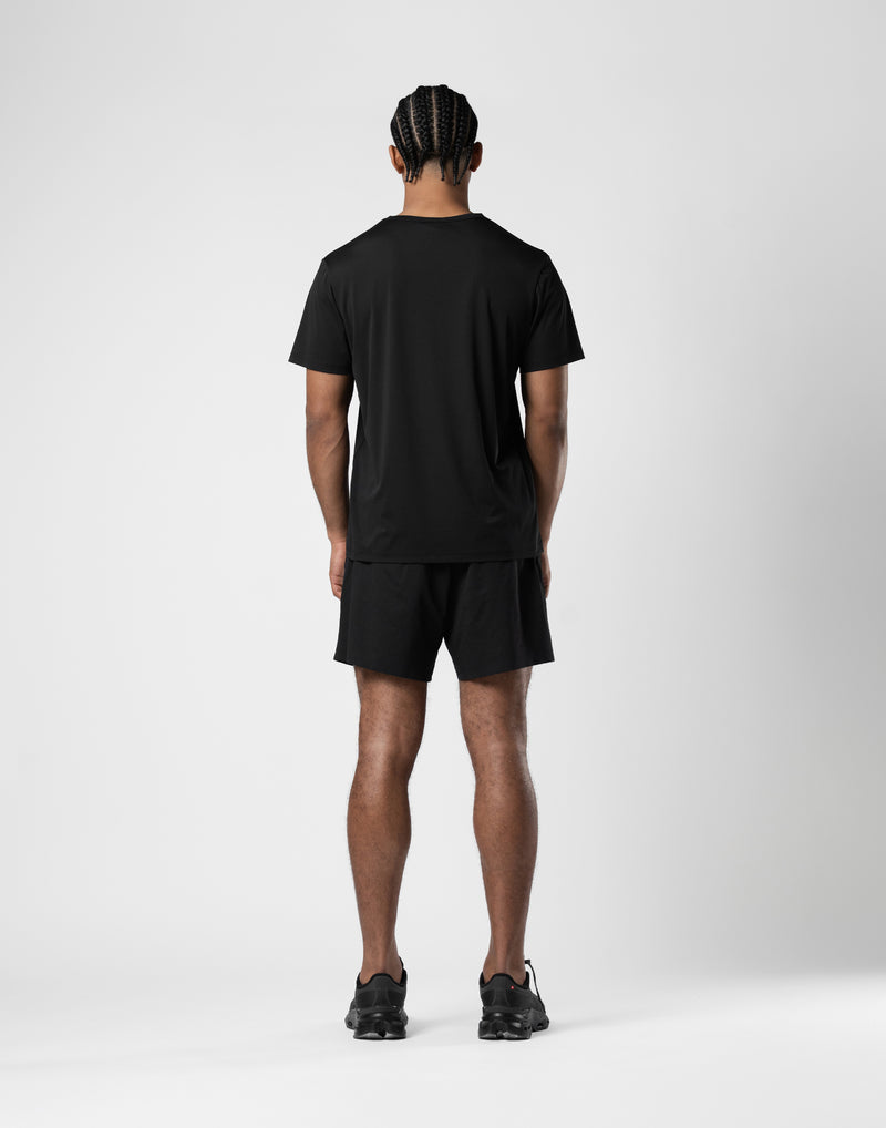 Reflector LÝFT Logo Slim T-Shirt - Black