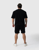 Cursive LÝFT Logo Pile Big T-Shirt - Black