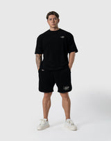 Cursive LÝFT Logo Pile Big T-Shirt - Black
