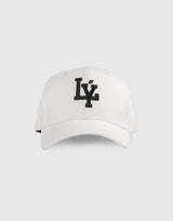 Embroidered LÝ Logo Cap - White