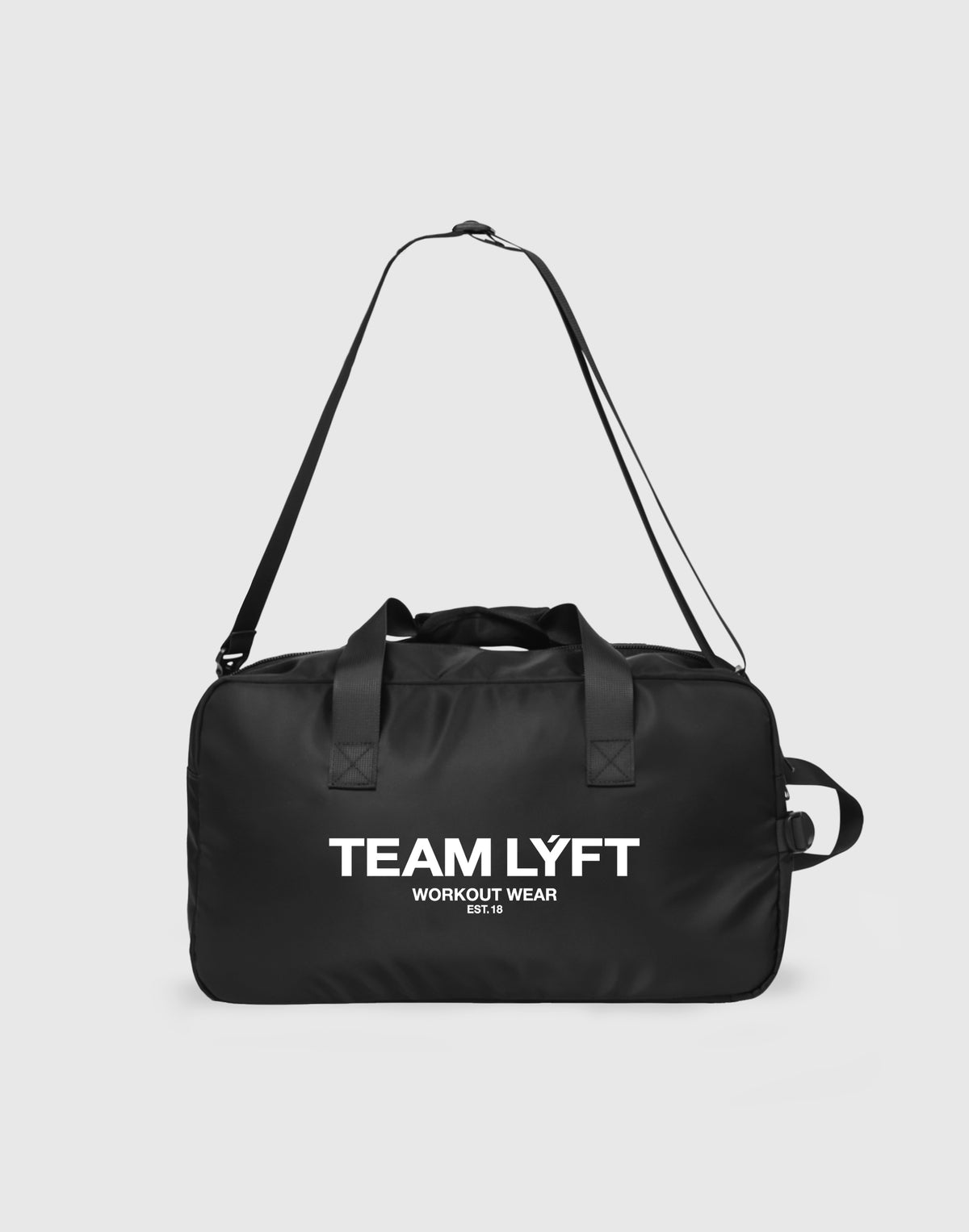 TEAM LÝFT Logo 3Way Duffle Bag - Black