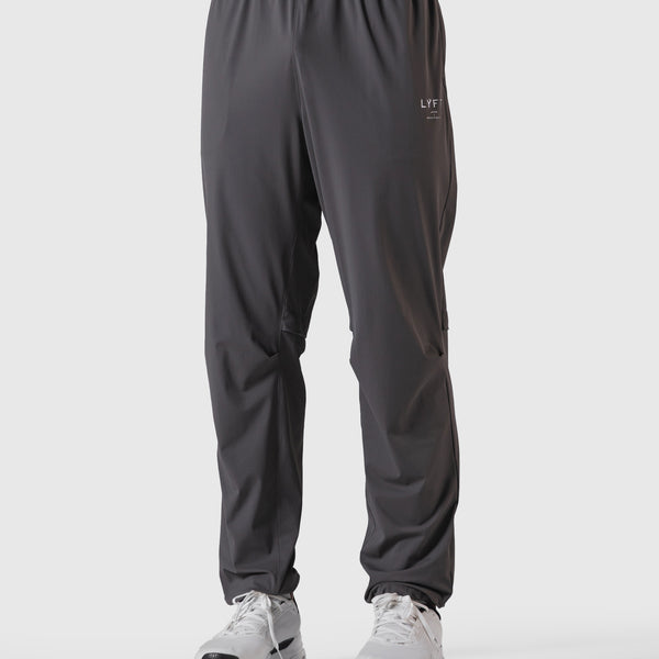 Stretch Nylon Straight Long Pants - D.Grey – LÝFT