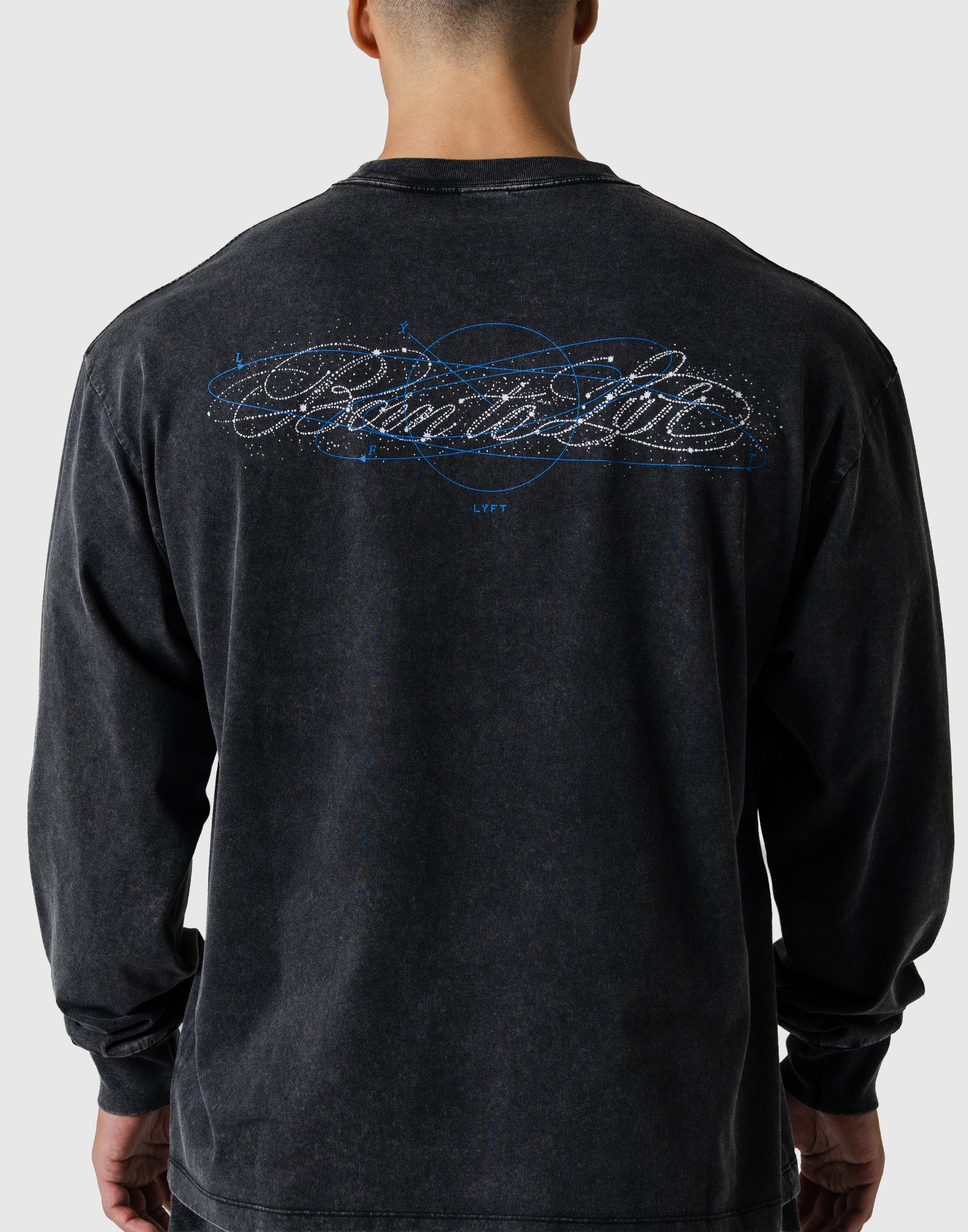 90s Orbital プリントロンT テクノ Orbit Script Logo Vintage Long Sleeve T-Shirt - Black – LÝFT