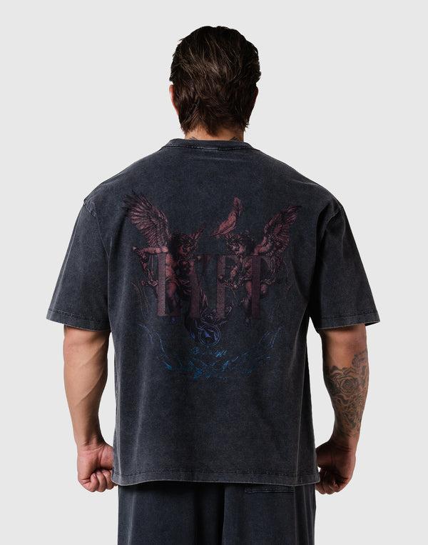 LYFT ビンテージTシャツ Mサイズ パープル Work Out Graphic Vintage Big T-Shirt - Purple – LÝFT