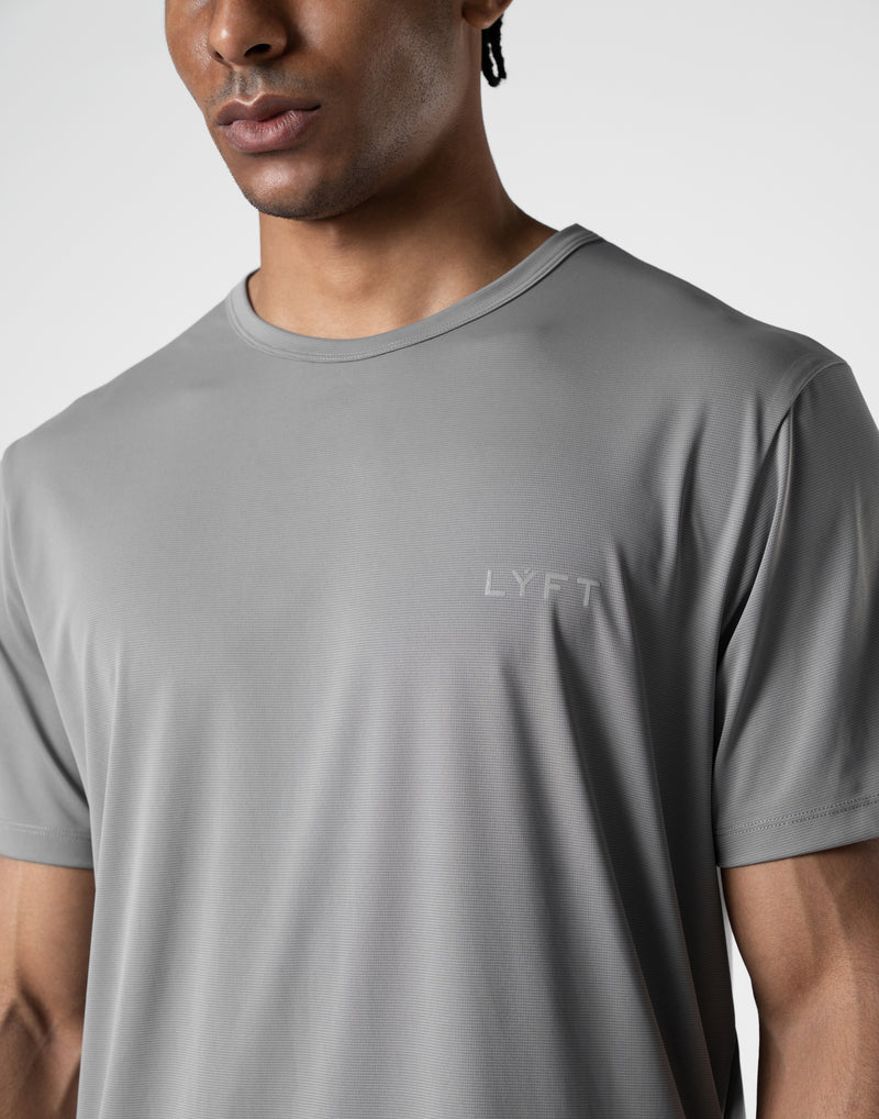 Reflector LÝFT Logo Slim T-Shirt - Grey