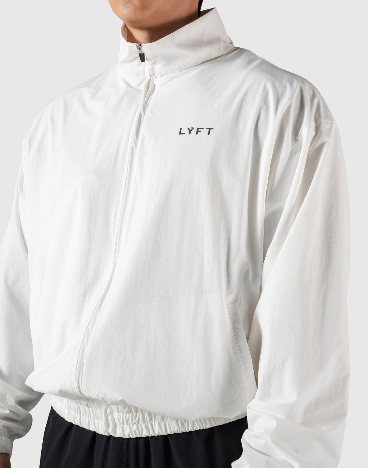 TEAM LÝFT Logo Nylon Jacket - White