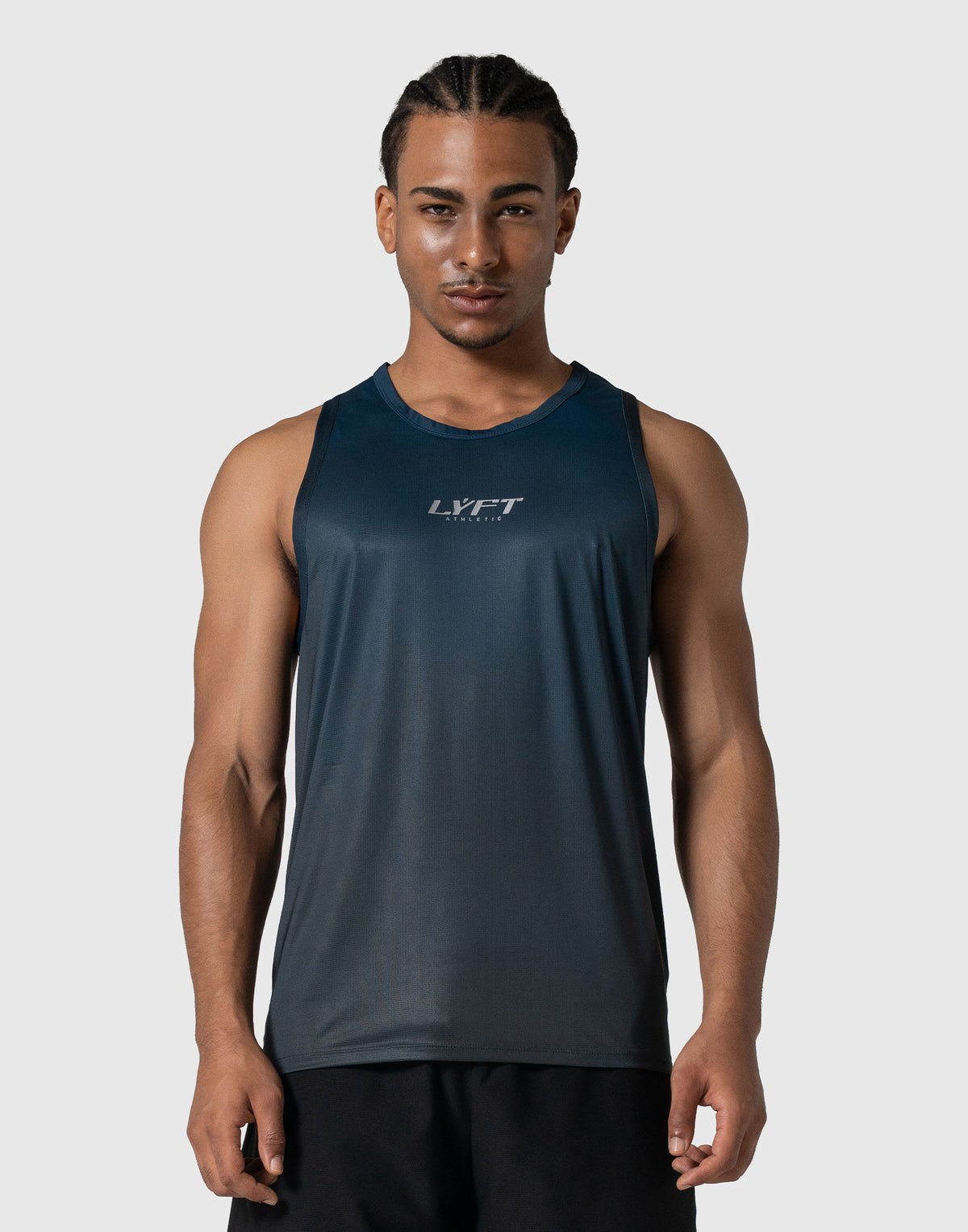 LÝFT Gradation Stretch Tanktop - Navy