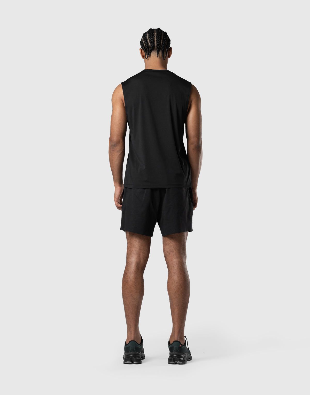 Reflector LÝFT Logo Slim Tanktop - Black