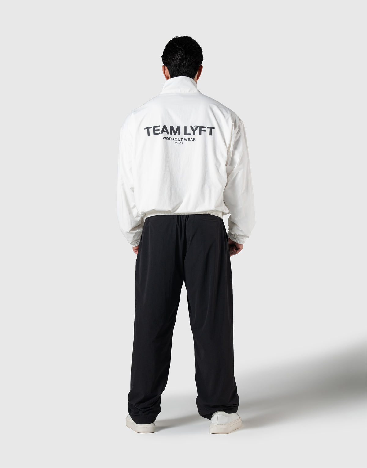 TEAM LÝFT Logo Nylon Jacket - White