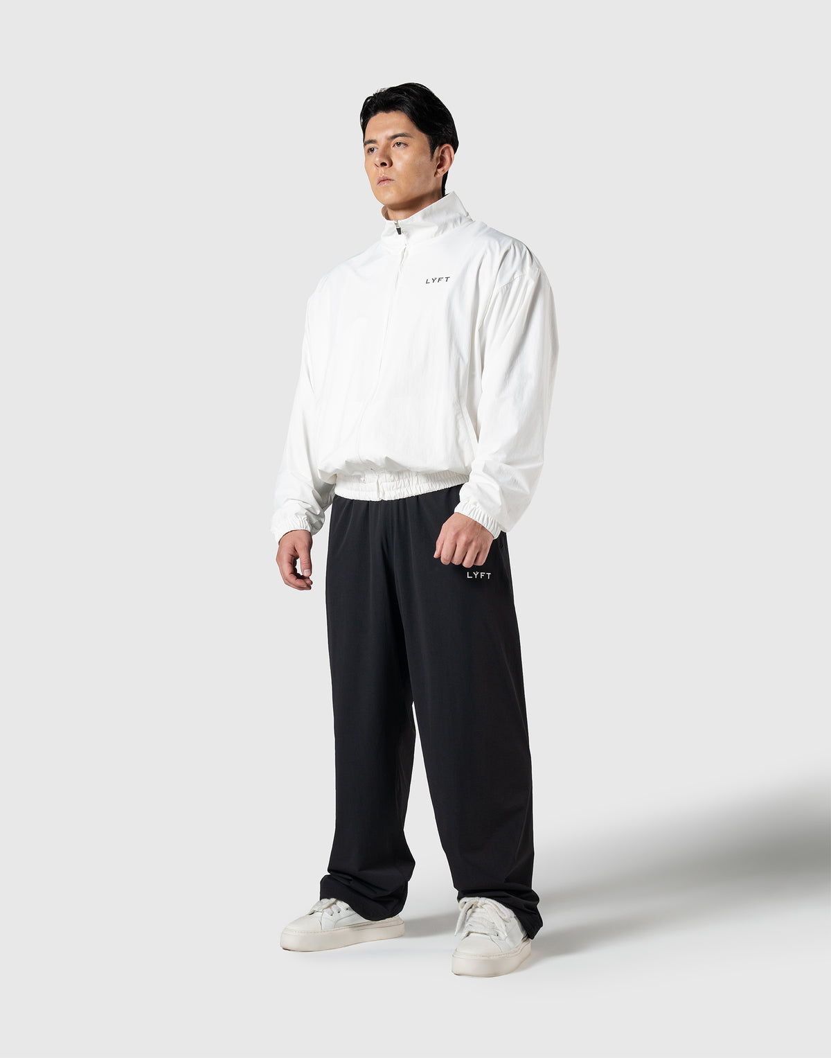 TEAM LÝFT Logo Nylon Jacket - White