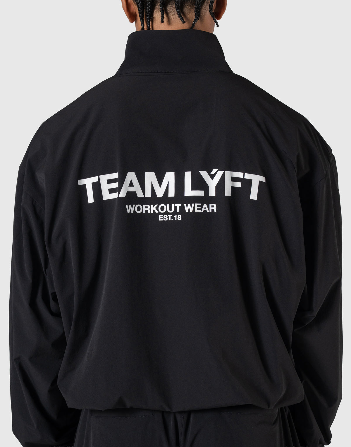 TEAM LÝFT Logo Nylon Jacket - Black