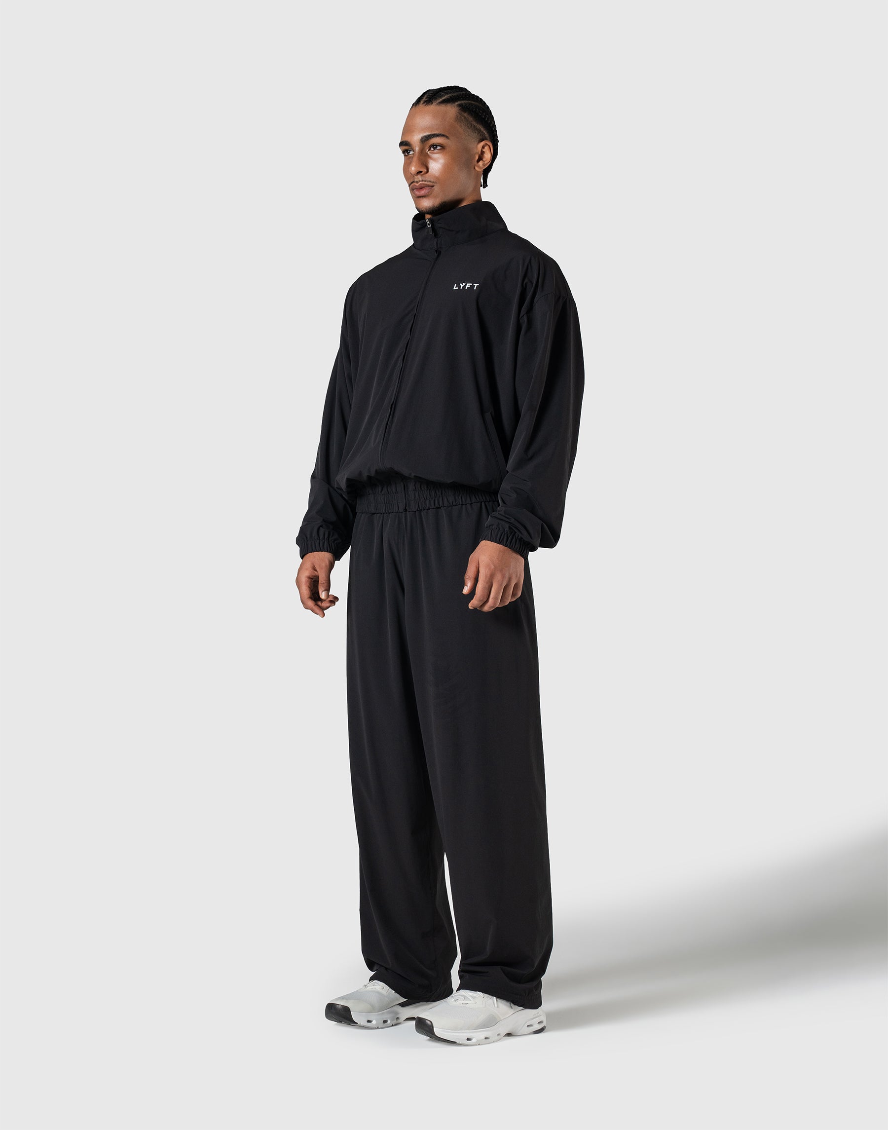 TEAM LÝFT Logo Nylon Jacket - Black