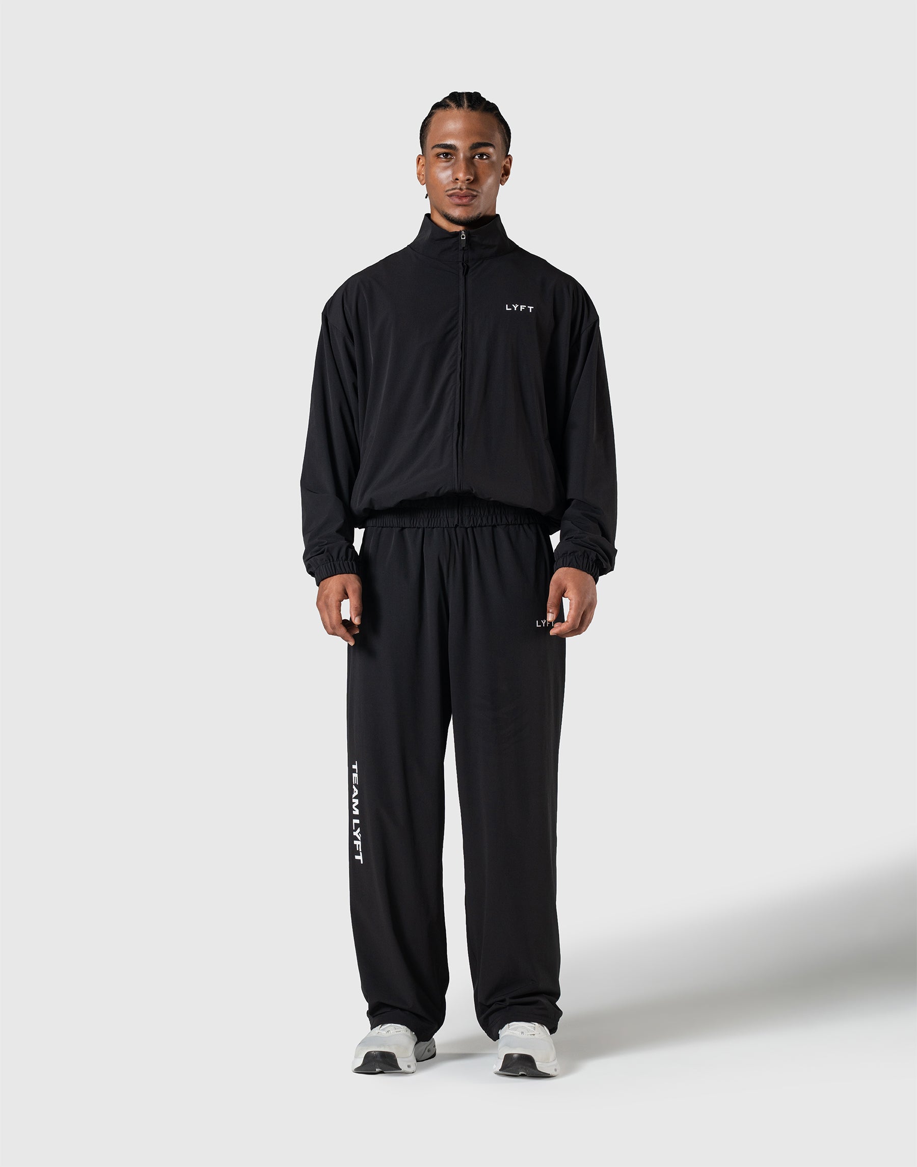 TEAM LÝFT Logo Nylon Jacket - Black