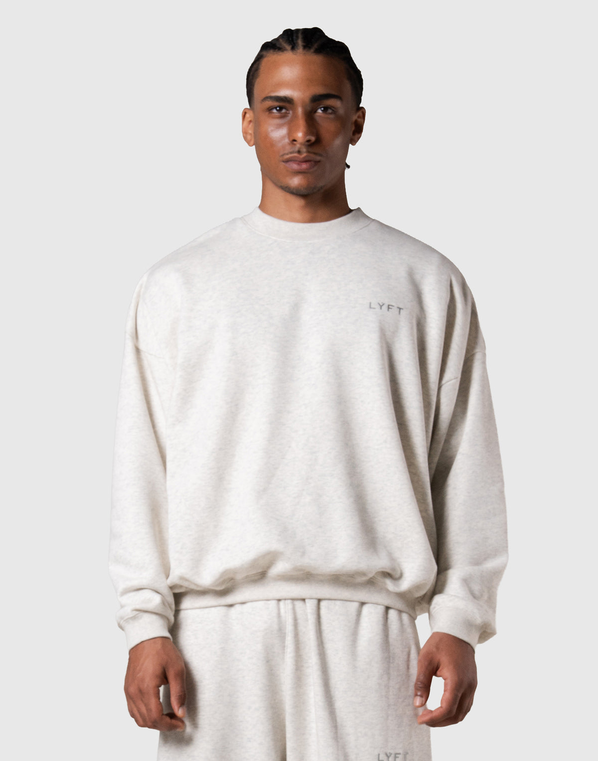 One Point LÝFT Logo Crewneck Sweat - Ivory