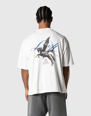 Pegasus Graphic Big T-Shirt - White