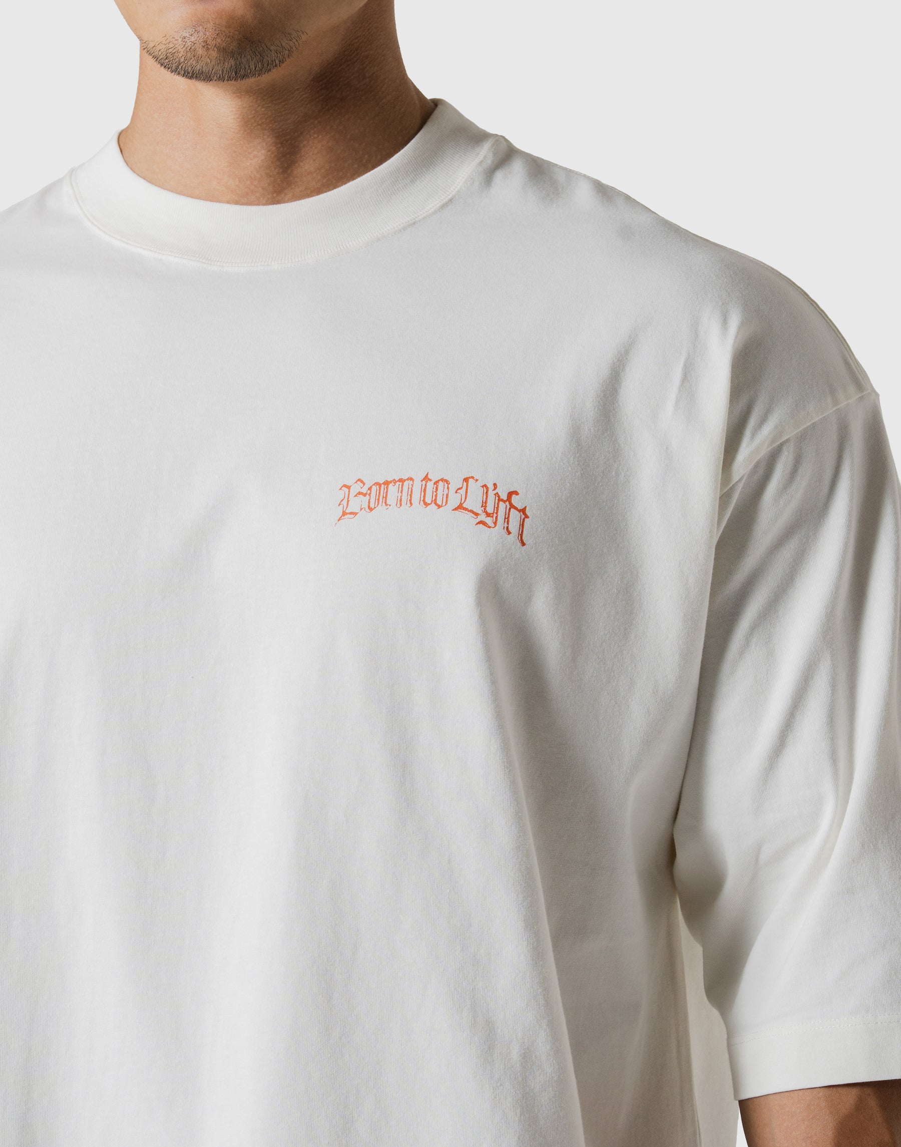Plate Fire Graphic Vintage Big T-Shirt - Ivory – LÝFT