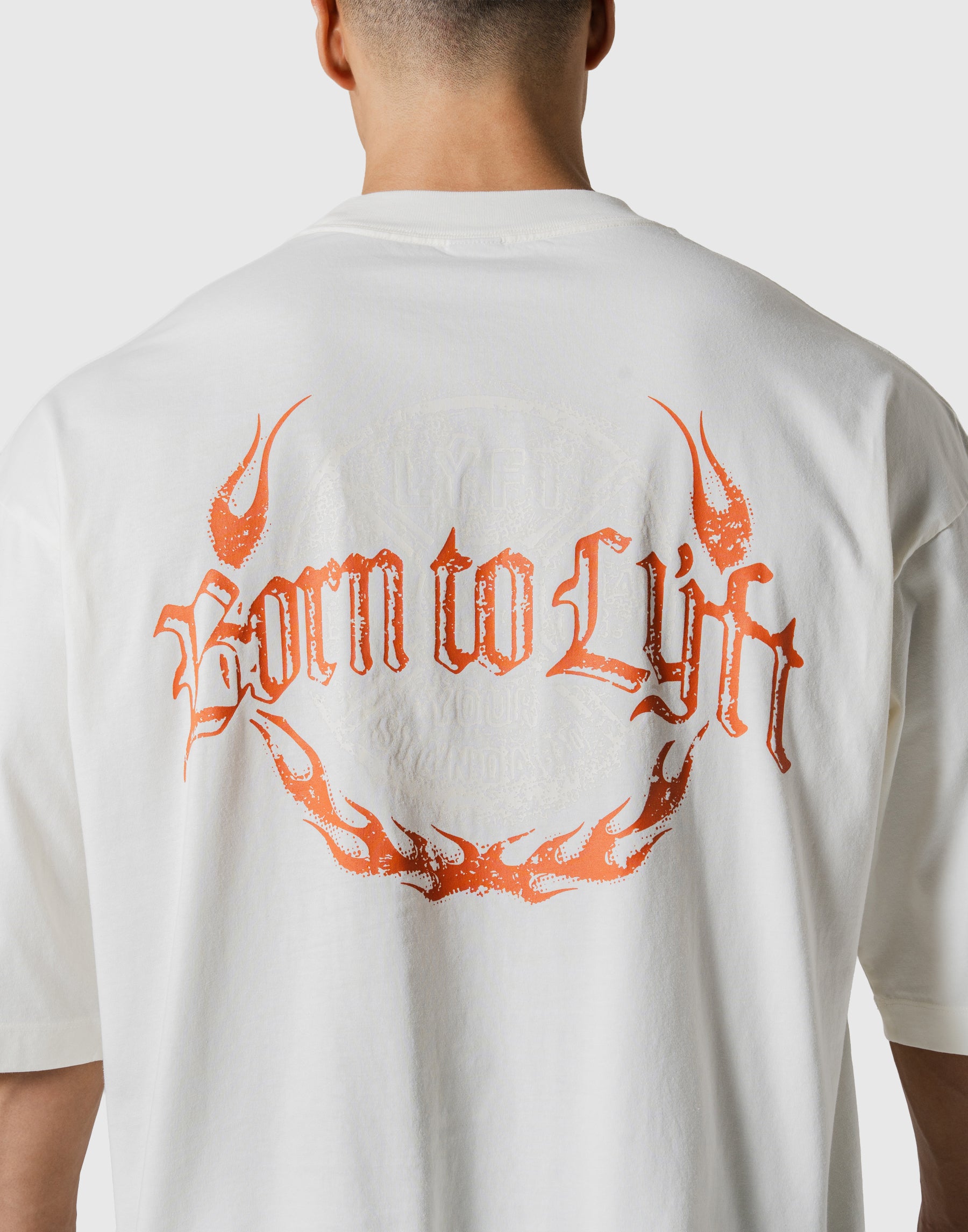 Plate Fire Graphic Vintage Big T-Shirt - Ivory – LÝFT