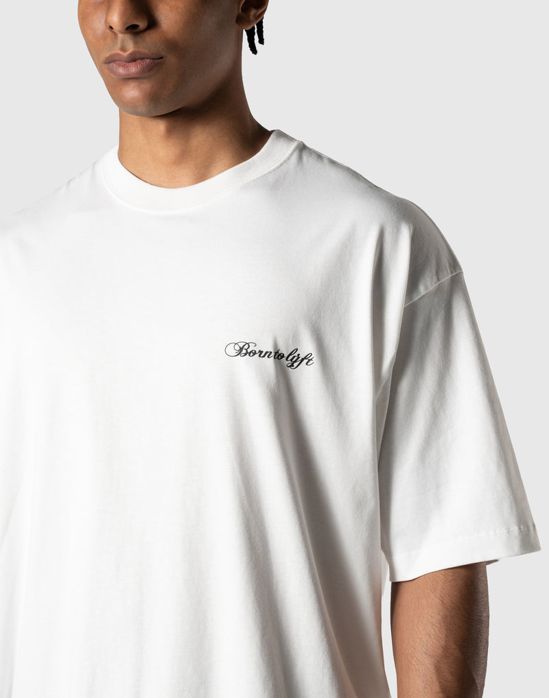 Pegasus Graphic Big T-Shirt - White – LÝFT
