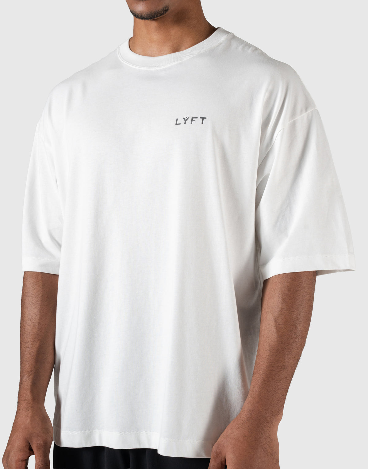 TEAM LÝFT Logo Big T-Shirt - White
