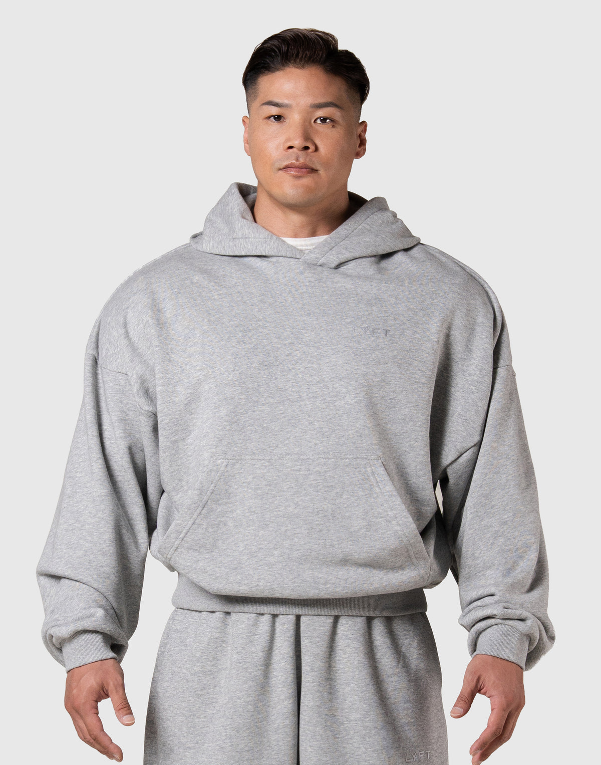 One Point LÝFT Logo Sweat Hoodie - Grey