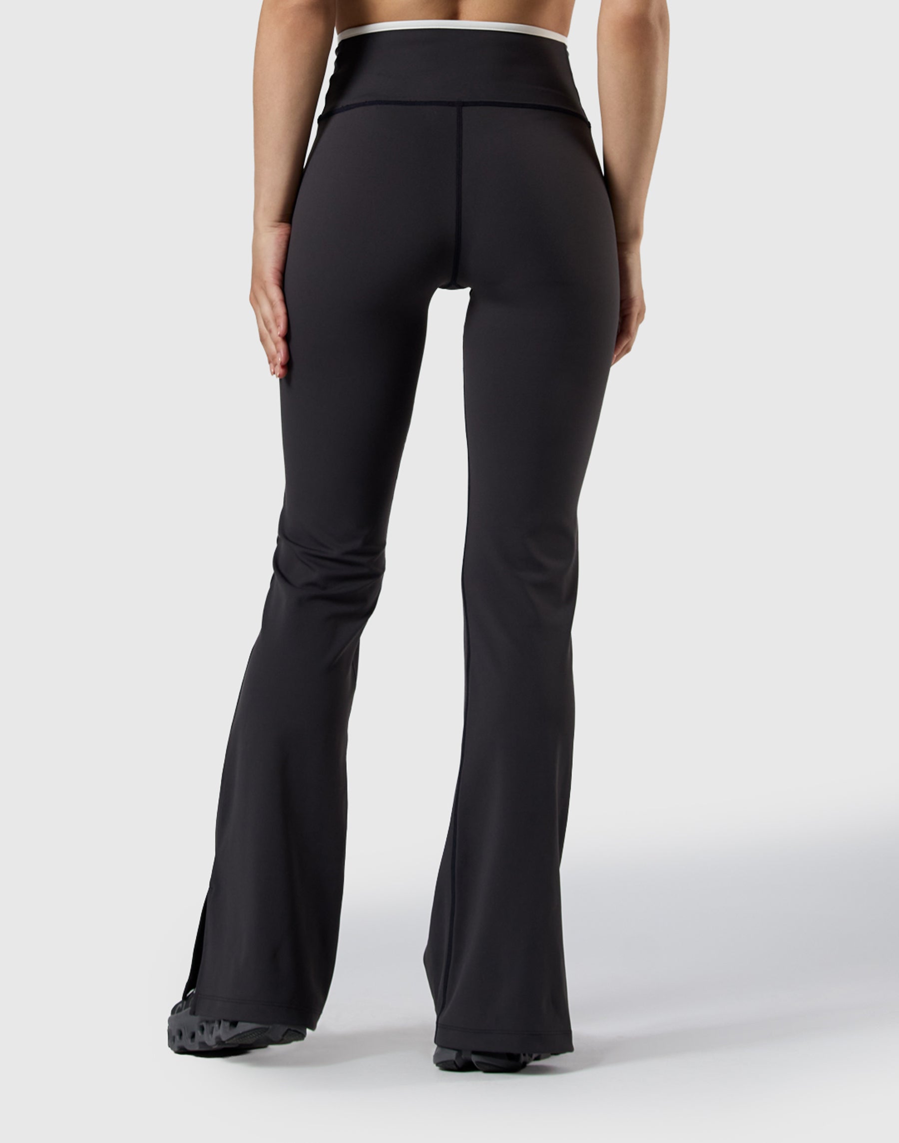 Wrap Over Flare Leggings - Black – LÝFT