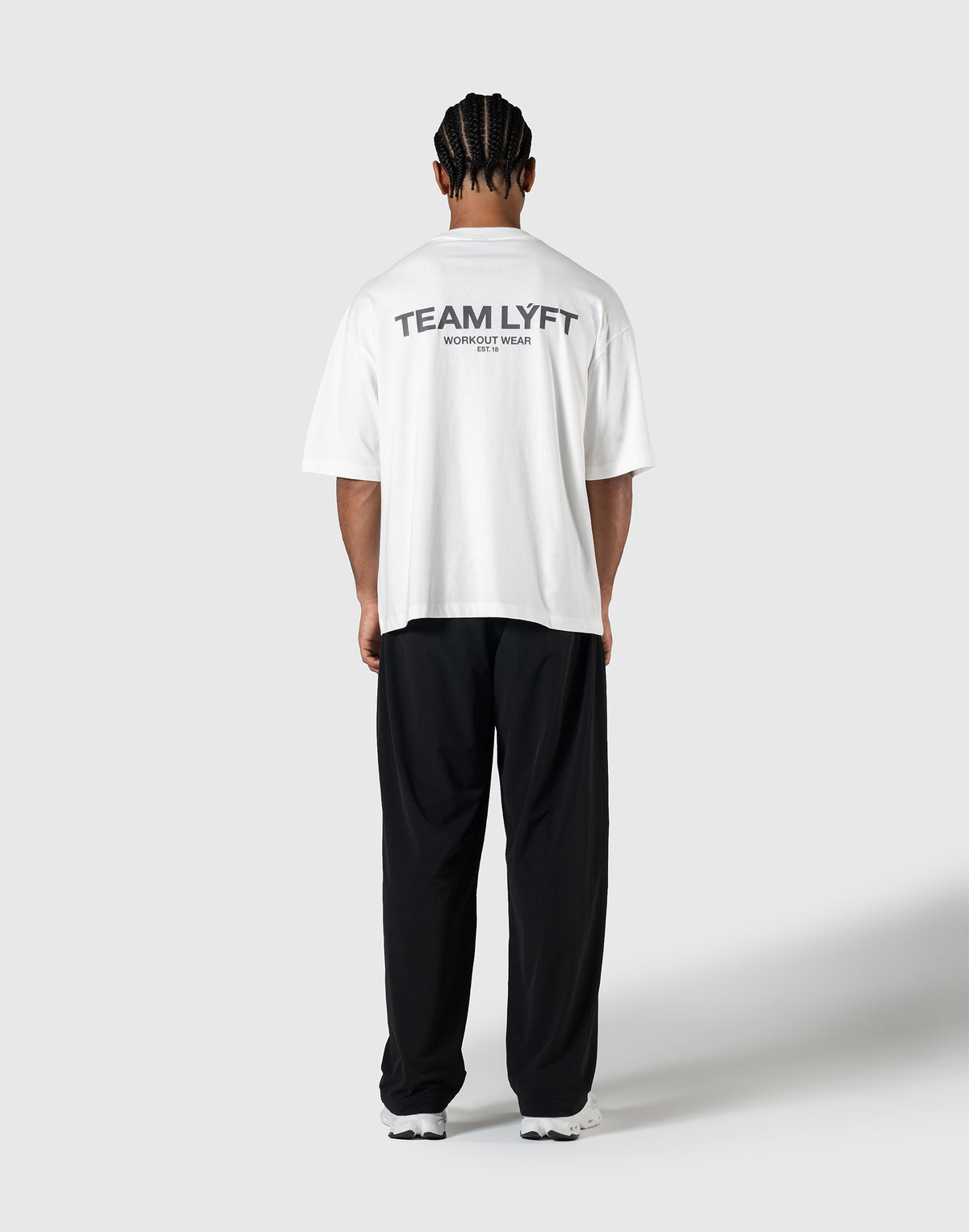 TEAM LÝFT Logo Big T-Shirt - White