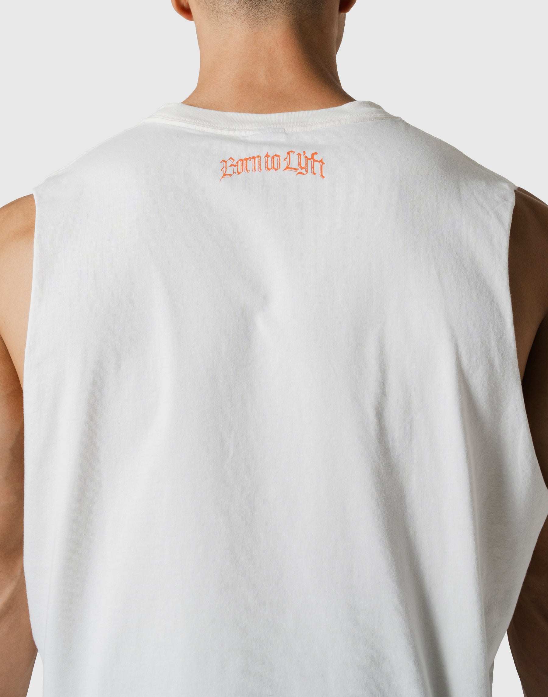 Plate Fire Graphic Vintage Box Tanktop - White – LÝFT