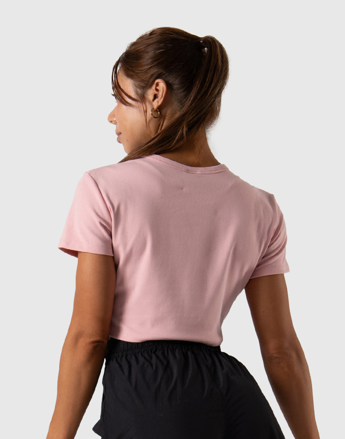 LÝFT Logo Short Length T-Shirt - Pink
