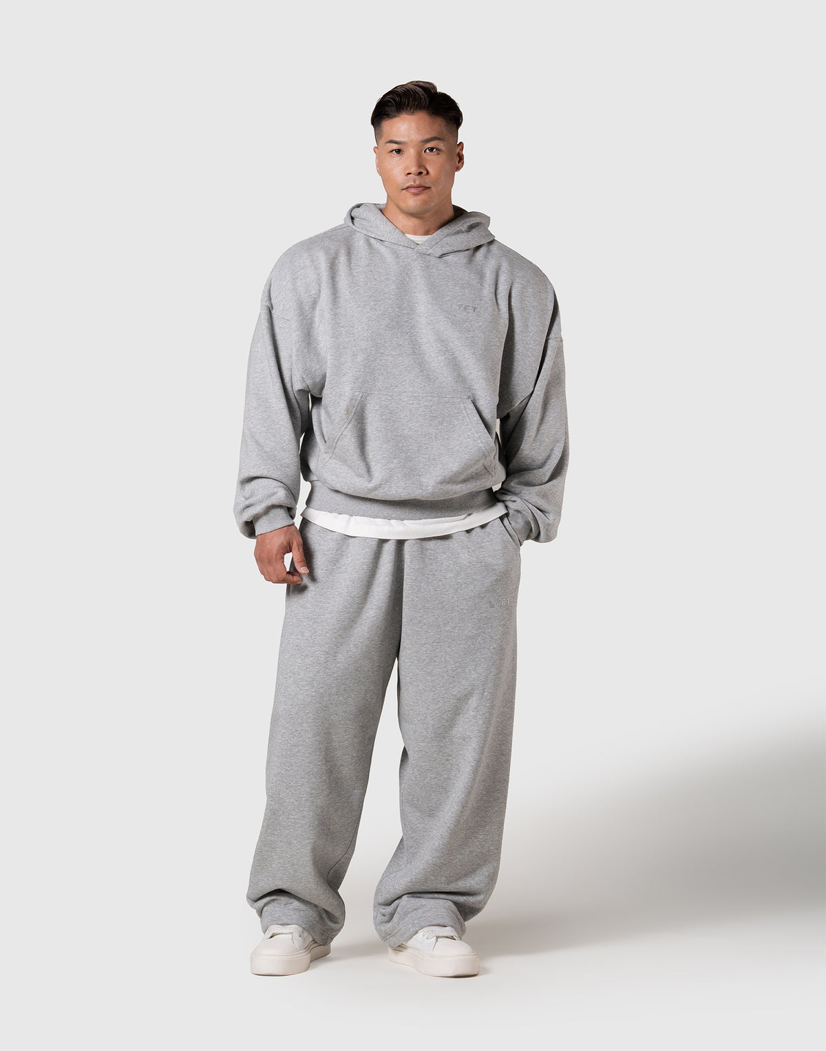 One Point LÝFT Logo Sweat Hoodie - Grey