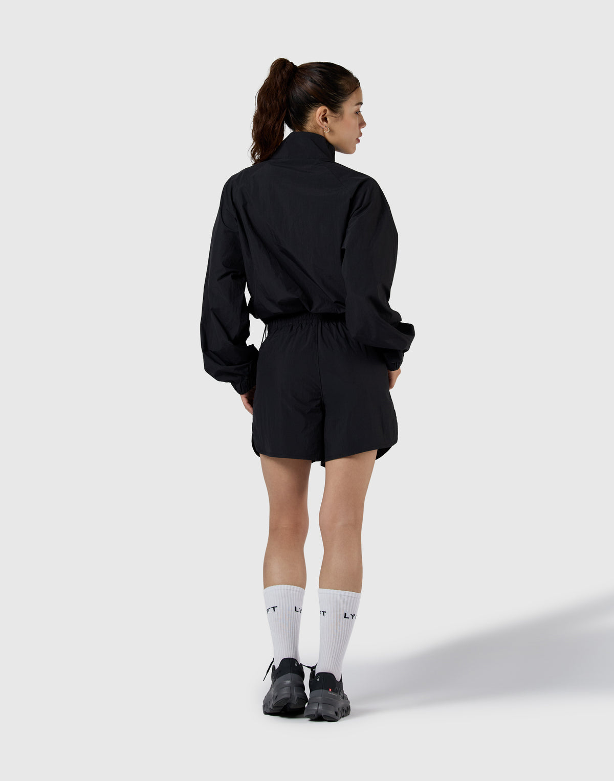 Nylon Athletic Shorts - Black