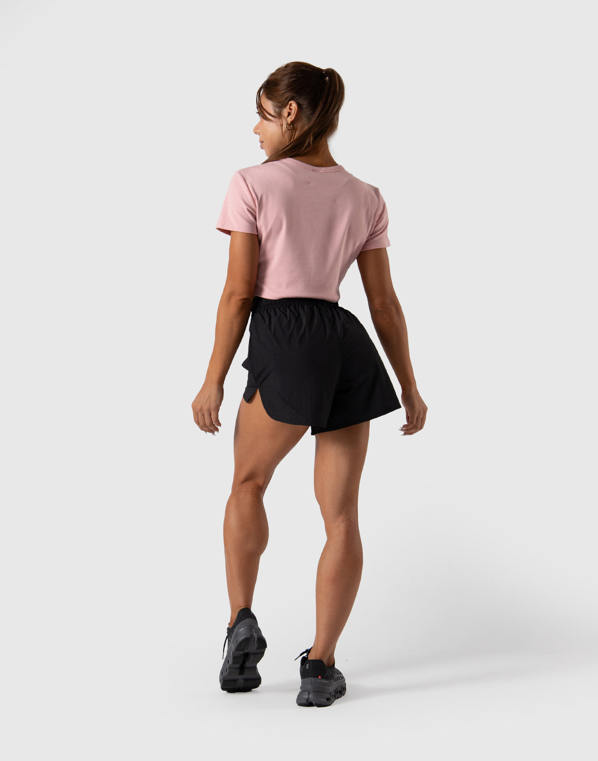 LÝFT Logo Short Length T-Shirt - Pink
