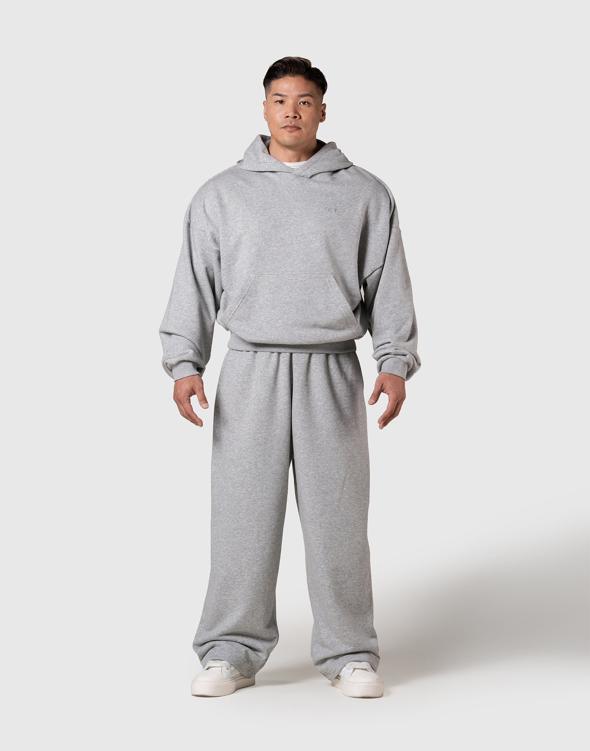 One Point LÝFT Logo Sweat Hoodie - Grey