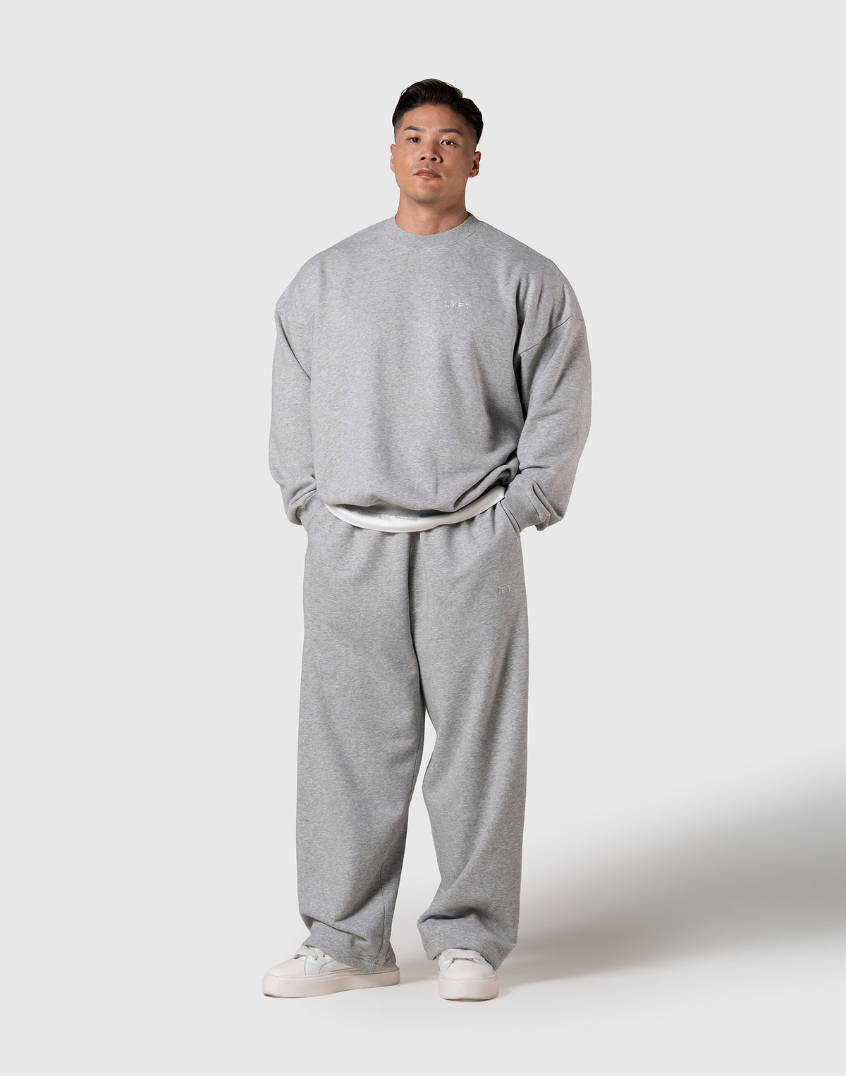 One Point LÝFT Logo Crewneck Sweat - Grey