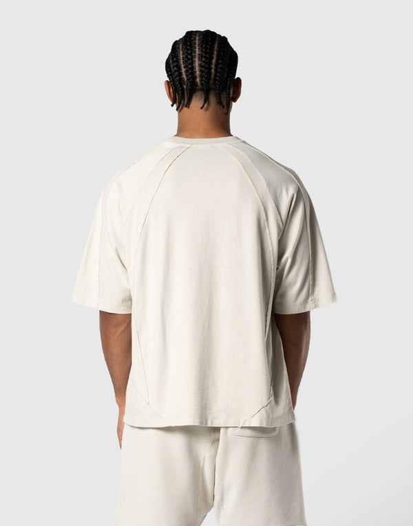 Pinstripe Emblem Big T-Shirt - Grey – LÝFT