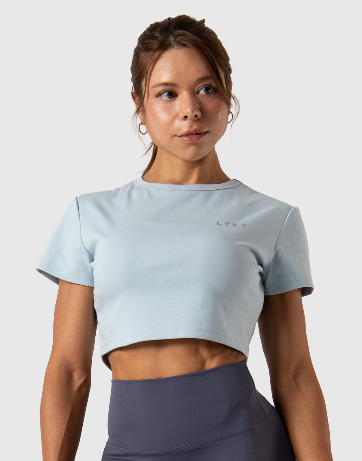 LÝFT Logo Short Length T-Shirt - Blue